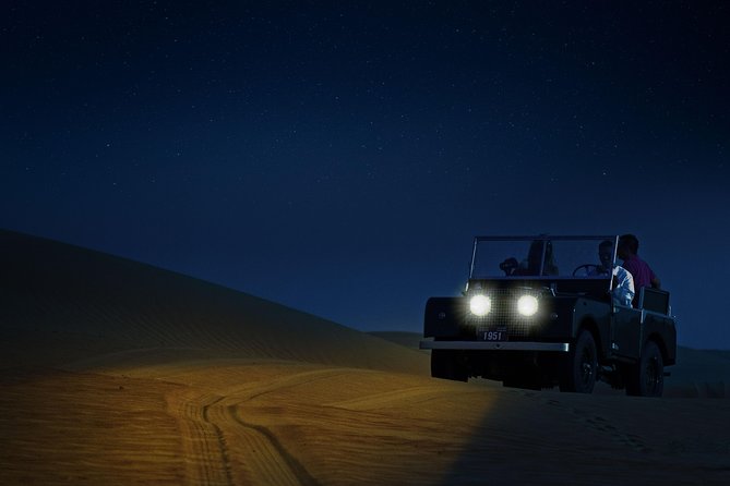 Private Night Vintage Land Rover Desert Safari & Stargazing - The torch-lit walk after dark