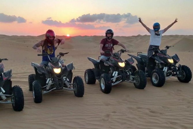 Private Quad Bike Tour through Deep Desert in Dubai - What the one-hour quad bike route feels like