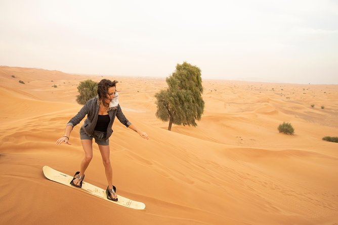 Private Red Dunes Desert Safari , BBQ Dinner and Camel ride - Red dunes, tire tracks, and a serious jolt of fun