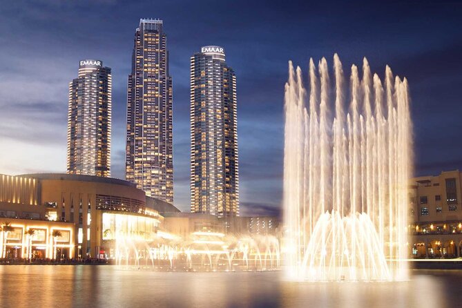 Private Tour: Dubai Frame, Burj Khalifa Entry and Dubai Fountain - Dubai Mall and the final fountain show