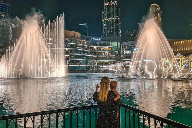 Private Tour: Dubai Frame, Burj Khalifa Entry and Dubai Fountain - Burj Khalifa floor 124 and the changing Dubai view