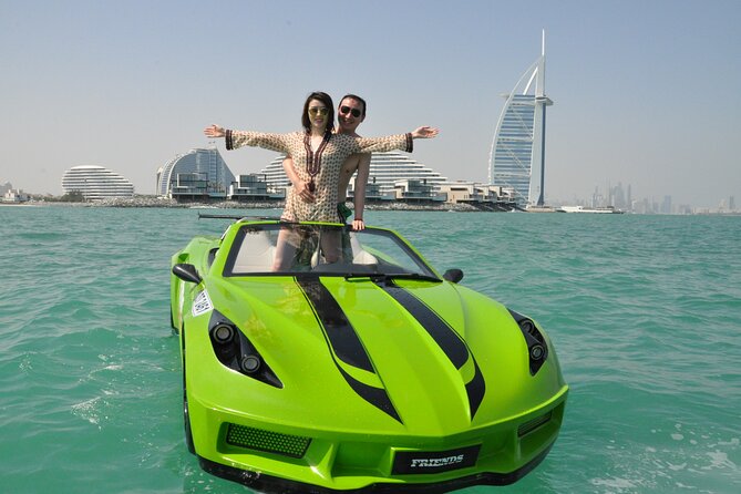 Private Tour Dubai in Jet Car 60min: Burj Al Arab to Atlantis - A fast view of Dubai from Umm Suqeim Beach