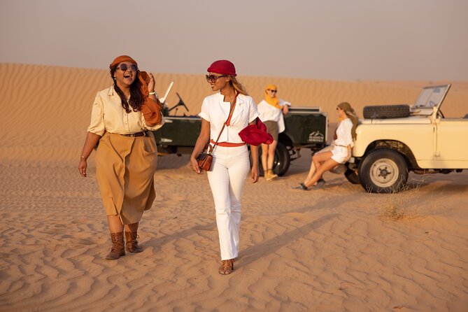 Private Vintage Land Rover Heritage Desert Safari- 4 Course Dinner & Activities - Four Courses and Emirati Flavors