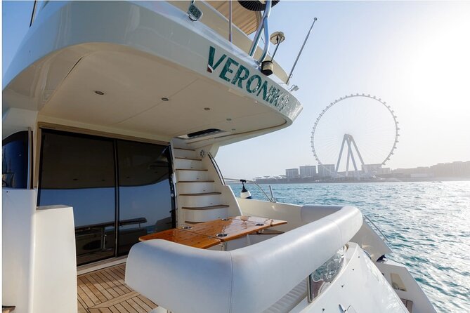 Private Yacht Cruising Rental from Dubai Marina - Swimming in the lagoon