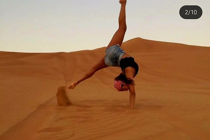 Quad Bike Dubai Desert Safari with BBQ Dinner Sandboard and Show - BBQ dinner gives the package practical value