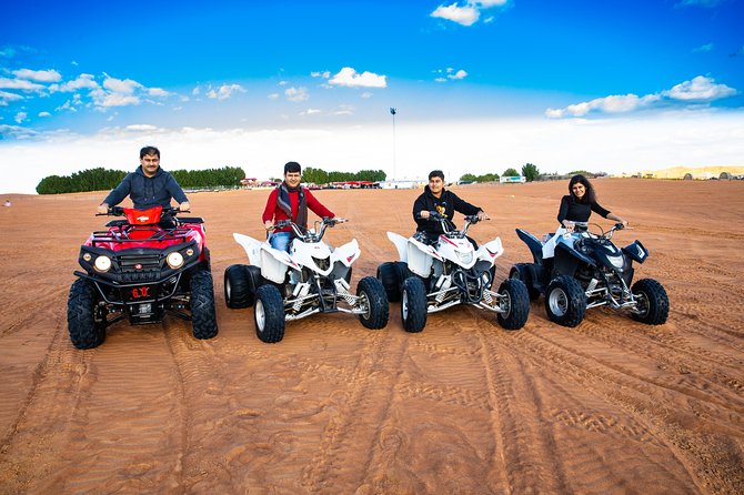 Quad Bike & Premium Desert Safari, with BBQ Dinner with 6 shows - Leaving Dubai for the red dunes