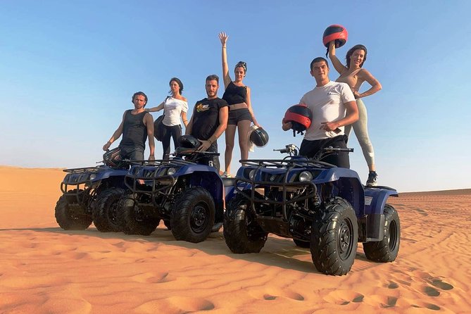 QUAD BIKE self Drive with Desert safari Full Program - Dinner brings real value to the $110 price