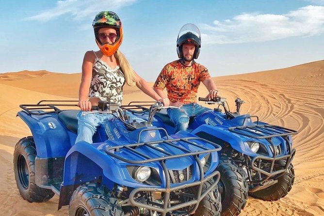 QUAD BIKE self Drive with Desert safari Full Program - Door-to-door pickup keeps the afternoon easy