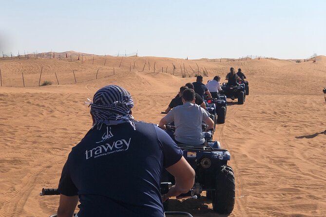 Quad Bike Tour 1 Hr 350 CC Yamaha Sandsurf & Refreshment - Quick facts about the desert quad bike tour