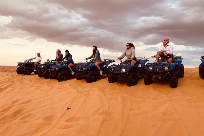 Quad Bike Tour 1 Hr 350 CC Yamaha Sandsurf & Refreshment - One hour across the desert
