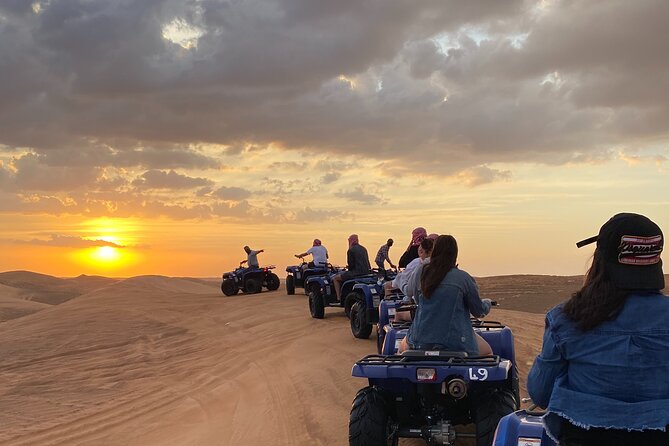 Quad Bike Tour 1 Hr 350 CC Yamaha Sandsurf & Refreshment - Getting ready for a 350cc Yamaha ride