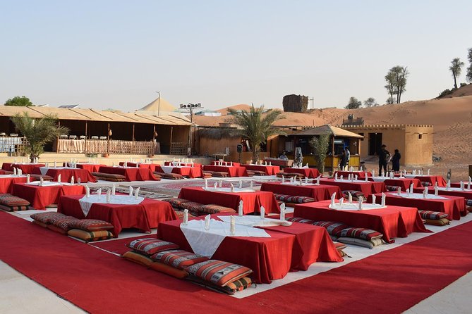 RAK Desert Safari and BBQ Dinner with RAK pick up - Sandboarding and camel riding at the camp