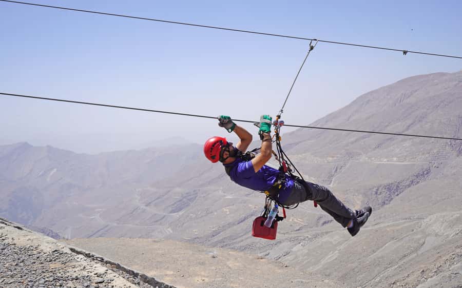 Ras al-Khaimah: Jais Sky Tour Zipline Adventure - Six flights across the Hajar Mountains