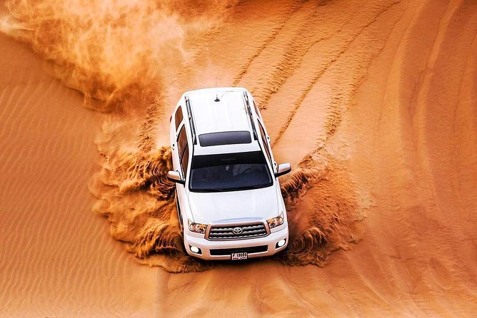 Red Dune 4x4 Desert Safari with Camel ride & BBQ Dinner - Camel riding and sandboarding after the drive