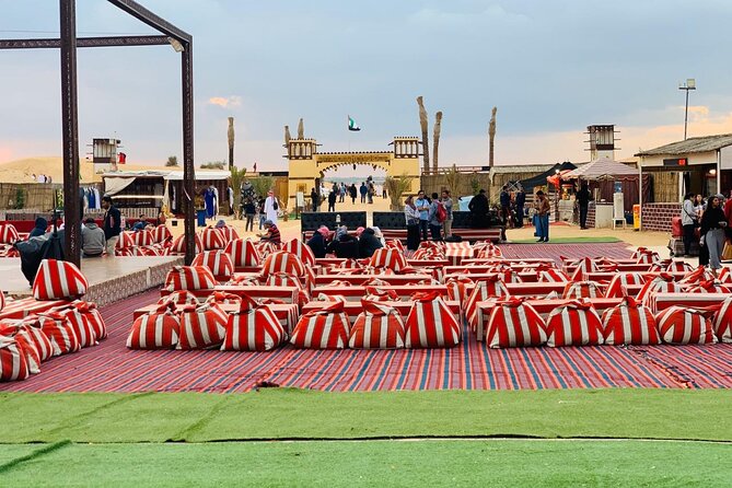 Red Dune Desert Safari With 4x4 pick up & drop off BBQ Live Show - Camel riding and sandboarding