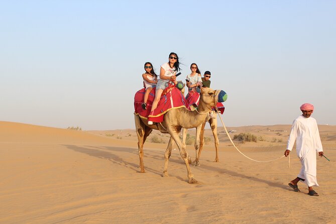Red Dunes Desert Safari Dubai with BBQ Dinner & Sand Adventure - Henna, dinner, and three evening shows