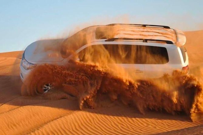 Red Dunes Desert Safari, Sand Board, Camel Ride with BBQ Dinner - Leaving Dubai for the Lehbab Desert