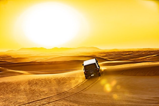 Red Dunes Desert Safari with 4x4 Pick up & Drop, Camel ride, BBQ and Live shows - Two hours among Dubai’s high red dunes