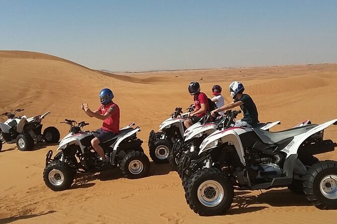 Red Dunes Lahbab Safari with BBQ Dinner and Quad Bike - Sunset photos before the desert camp