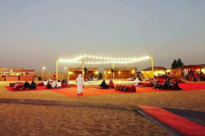 Red Sand Tourism desert safari with premium camp - Hotel pickup in a shared or private Land Cruiser