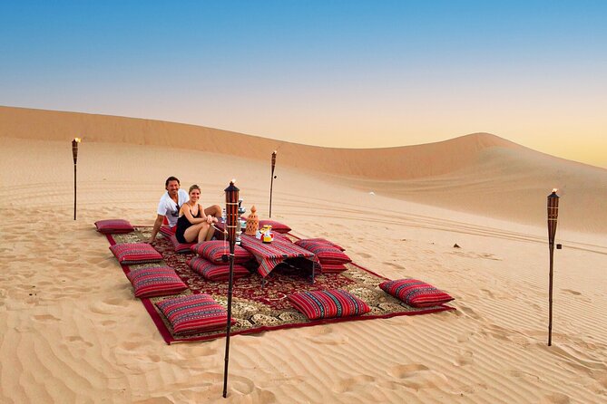 Romantic Private Dune Dinner Abu Dhabi - The Al Khatim Desert and the first photo stop