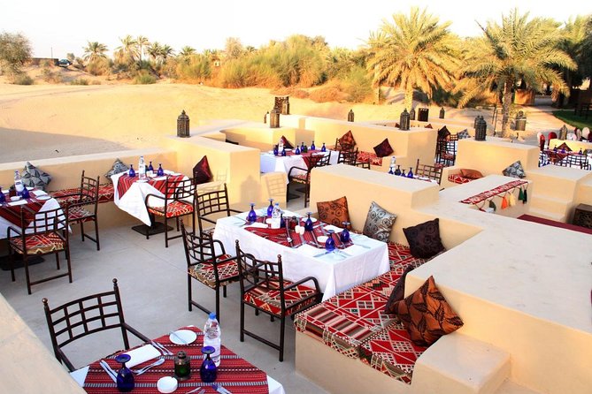 Sahara Arabian Desert Dinner Experience with Transport from Dubai - Is the desert setting authentic enough?