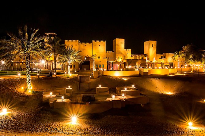 Sahara Arabian Desert Dinner Experience with Transport from Dubai - Camel riding and Arabic coffee before dinner