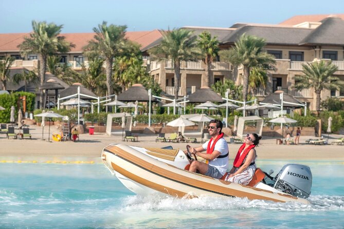 Self-Drive Speedboat Tour in Dubai - Meeting Ain Dubai at the far point