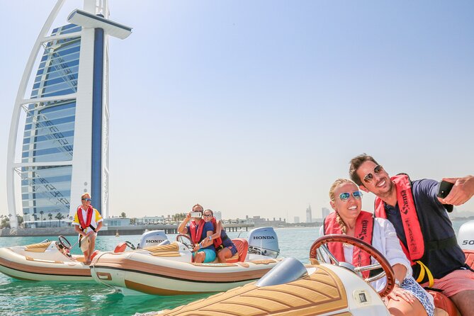 Self-Drive Speedboat Tour in Dubai - A glimpse of JBR Beach before turning back