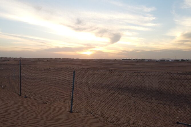 Shared Desert Safari Tour Dubai with Dinner Included - Arriving at the Bedouin-style camp in Lahbab