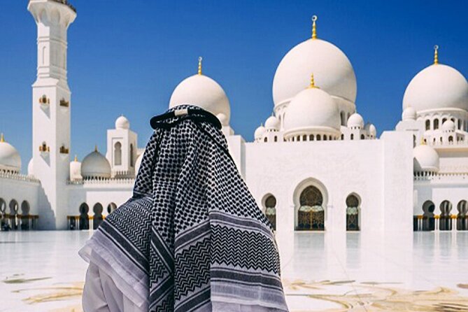 Shared Full Day Guided Tour Visit to Abu Dhabi - Corniche and Etihad Towers are mainly views from the road