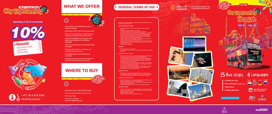 Sharjah: City Sightseeing Hop-On Hop-Off Bus Tour - Stops 5 and 6: Al Majaz Amphitheatre and Flag Island