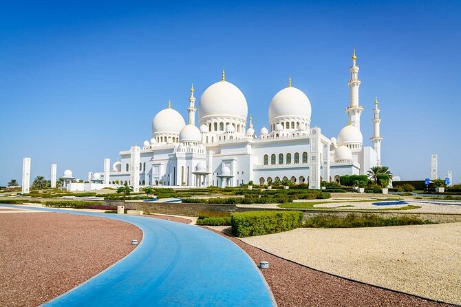 Sheikh Zayed Grand Mosque with Ferrari World from Dubai - Two hours at Sheikh Zayed Grand Mosque