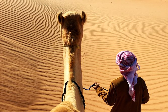 Sunrise Desert Safari from Abu Dhabi - Camel riding and sandboarding upon request