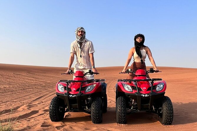 Sunrise Desert safari With Quad bike ride Sandboard & Camel ride - Key points to know before booking