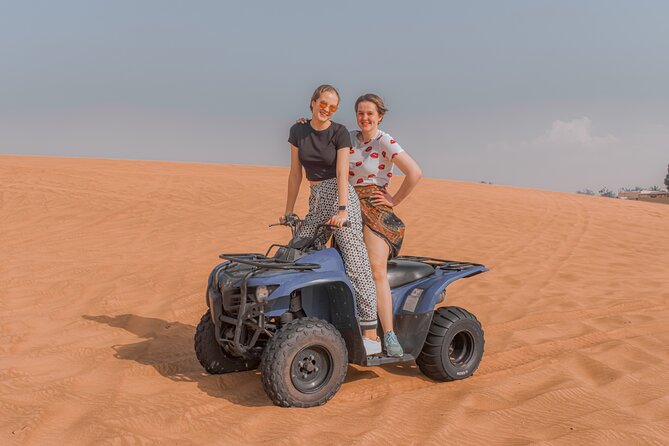 Sunrise Desert safari With Quad bike ride Sandboard & Camel ride - Leaving Dubai before the city wakes