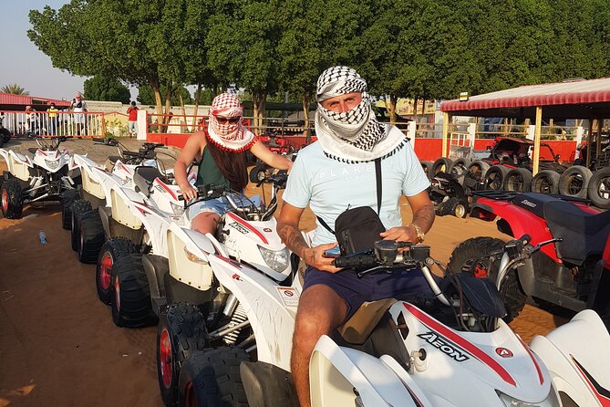 Sunrise Desert safari With Quad bike ride Sandboard & Camel ride - Desert photos and the value of the scenery