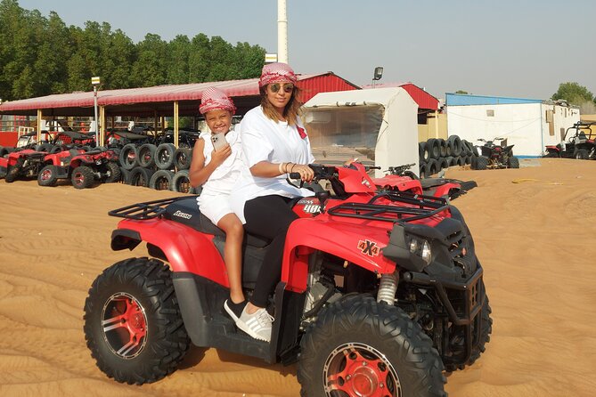 Sunrise Desert safari With Quad bike ride Sandboard & Camel ride - What the $89 price really covers