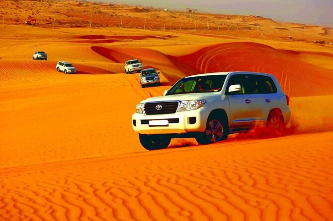 Sunset Desert Safari | Premium BBQ Dinner | Red Sand Dune - Bedouin-style camp and a brief camel ride