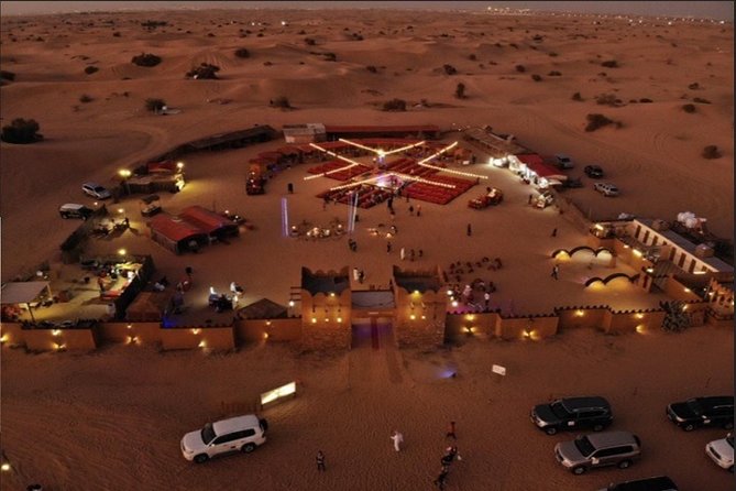 Sunset Desert Safari With BBQ Dinner, Camel Ride, Belly Dancing from Dubai - What $35 buys you in practical terms