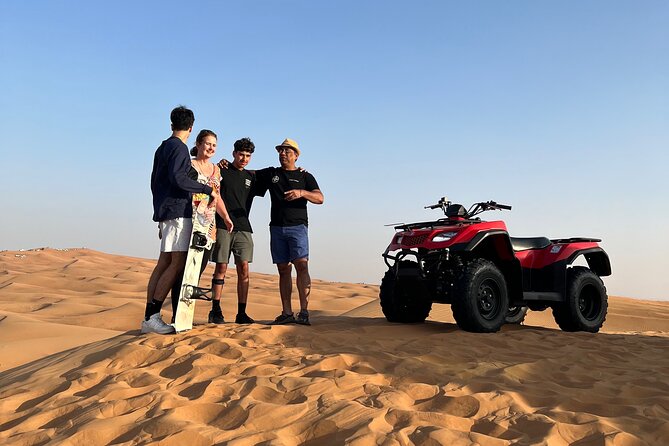 Sunset Safari with BBQ Dune Drive Camel Ride & Dune Buggy option - Camel riding: a short taste of desert travel