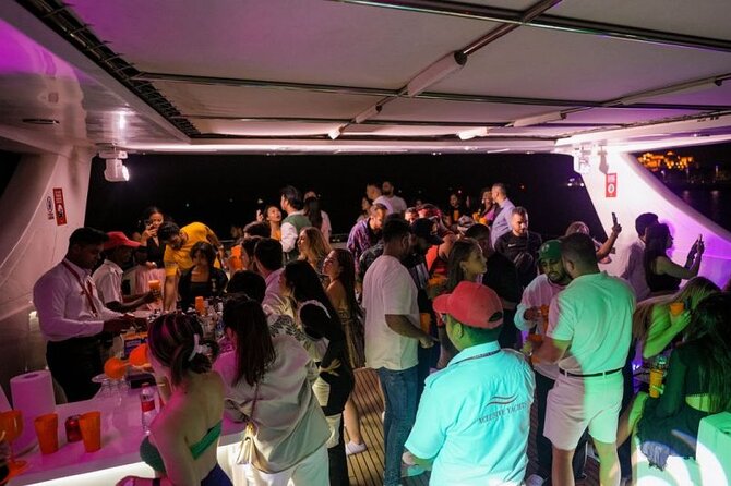 Ultimate Dubai Marina Yacht Party with BBQ, Drinks & DJ - The DJ, dancing, and social atmosphere
