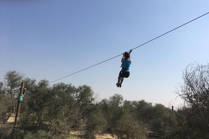 Up to 4 Hour Admission on our Ziplines and Ropes Courses. - Handling Dubai heat and staying comfortable