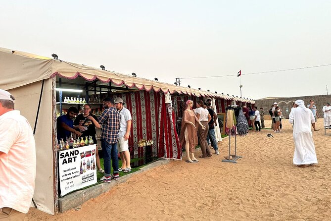 VIP Desert Safari Abu Dhabi with Private Seating Area - Meeting camels at the farm