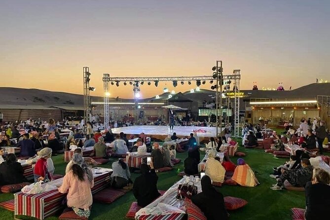 VIP Desert Safari Camel Ride Sand Boarding & BBQ Dinner - Bedouin-style camp and local touches