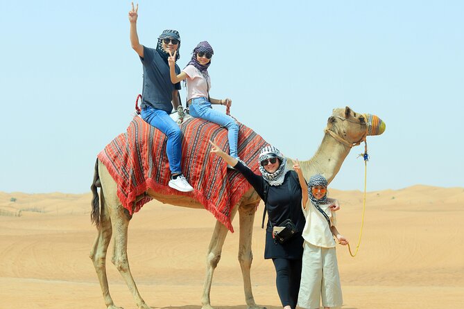 VIP Desert Safari Camel Ride Sand Boarding & BBQ Dinner - Getting from the city to the red dunes