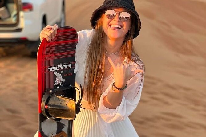 VIP Desert Safari with 4x4 pick up & drop, camel ride bbq dinner - From Dubai pickup to Lahbab’s red dunes