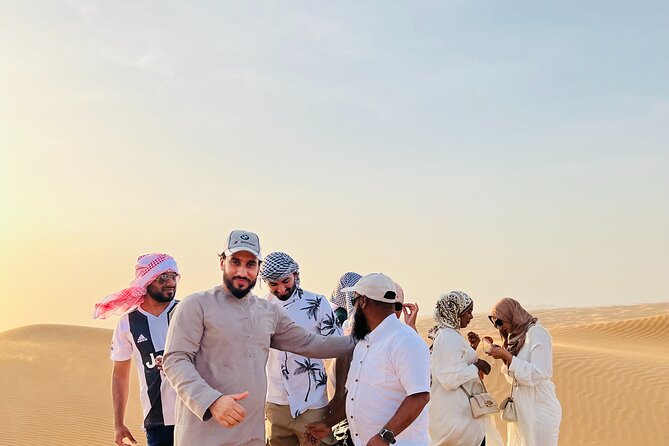 VIP Desert Safari with High Red Dune Bashing & Live BBQ Dinner - The guides can shape the whole day