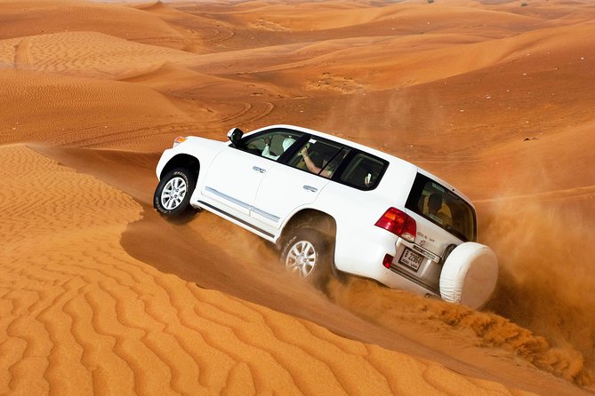 VIP Dubai Desert Safari with Dinner served at table and 3 live Shows - The red-dune drive is the main event