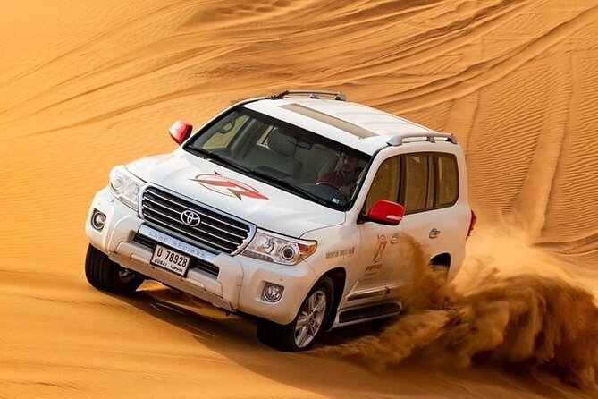 VIP Evening Desert Safari with Camel Ride & BBQ Dinner–Shared Car - From Dubai streets to open desert